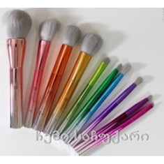 Bhcosmetics Take Me Back to Brazil Brushes, 10 Piece Brush Set/ ფუნჯების ნაკრები