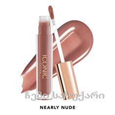 ICONIC LONDON LIP PLUMPING GLOSS - NEARLY NUDE/ტუჩის გლოსი