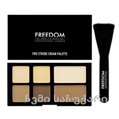 REVOLUTION Pro Cream Strobe Palette with Brush/სახის პალეტი